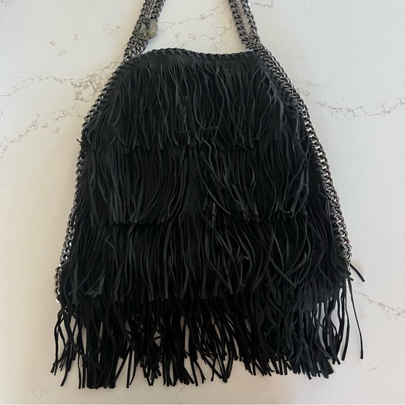 RARE RARE ..Stella McCarthy Falabella GORGEOUS SUEDE PURSE🖤 - Picture 2 of 10
